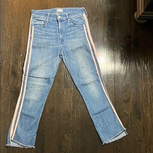 MOTHER Insider Crop Step Frey, size 28 in Good Girls Race